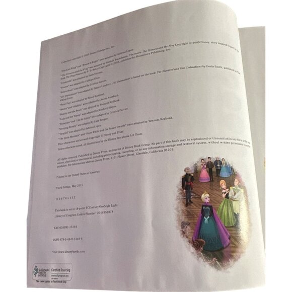 Disney Story Central Disney Storybook Collection 3rd Edition Published 2015 9.5" - Picture 10 of 14